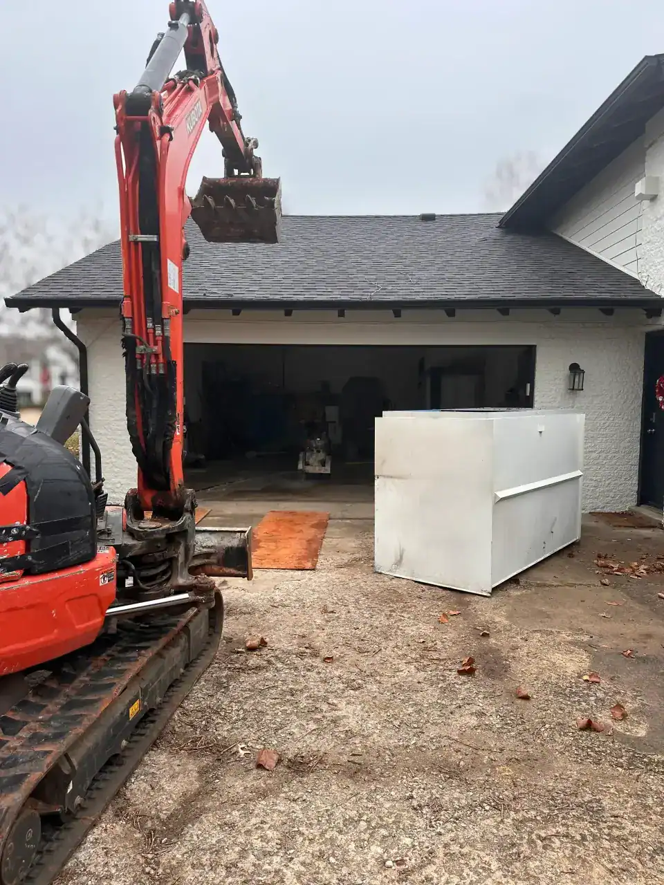 11 Garage Storm Shelter Installation in Oklahoma