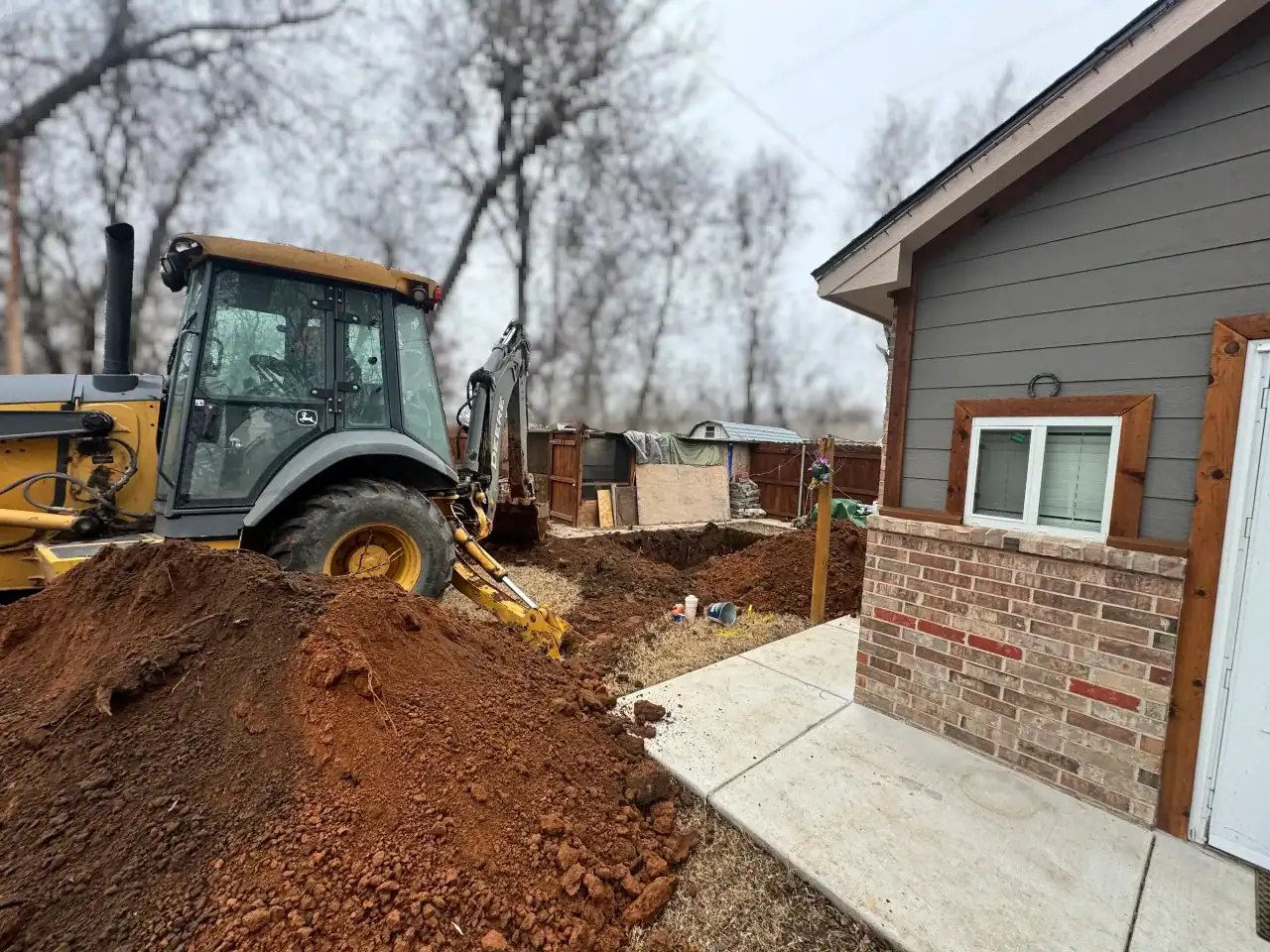 2 Storm Shelter Installation in OK Garden