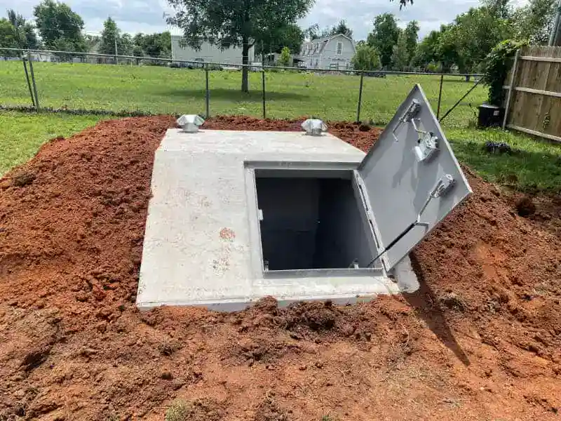 Medium Concrete Shelter Slope Top Storm Shelter
