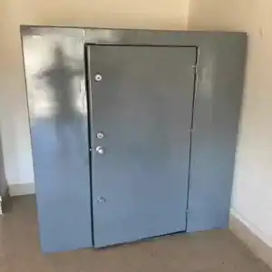 Small steel safe room