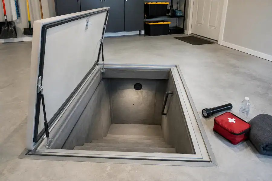 What Happens During Professional Installation of a garage storm shelter