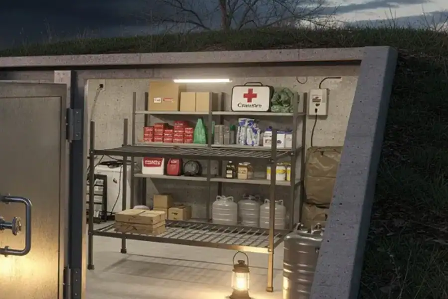 a sturdy above ground storm shelter